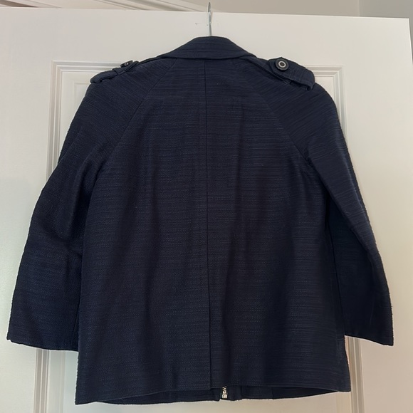 Tory Burch 3/4 sleeve blazer jacket sz 4 EUC - Picture 3 of 5